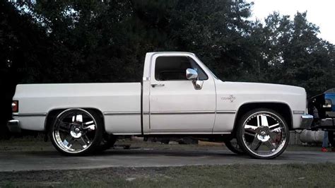 Short Bed Chevy Silverado Truck Squatted On 26 Forgiatos Bat96chevy