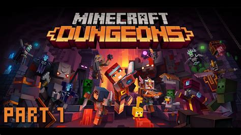 Minecraft Dungeons 1 Xbox One X Complete Gameplay Co Op Local