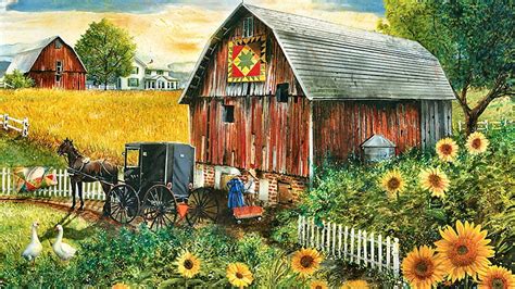 Jeffrey Friedls Blog Ohio Amish Farm Amish Countryside Hd Wallpaper