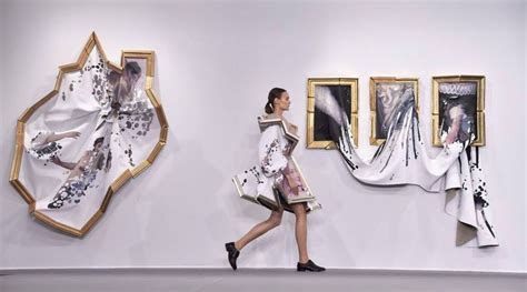 Viktor And Rolf Dress Models In Wearable Paintings Yellowtrace