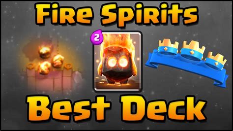 Clash Royale How To Use Fire Spirits Best Fire Spirits Hog Deck
