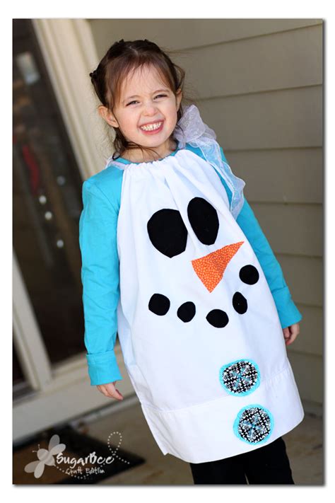 Pillowcase Snowman Dress | Snowman dress, Snowman costume ...