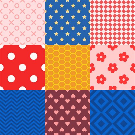 10 Patterns Svg Bundle Seamless Geometric Abstract Pattern Cut Files