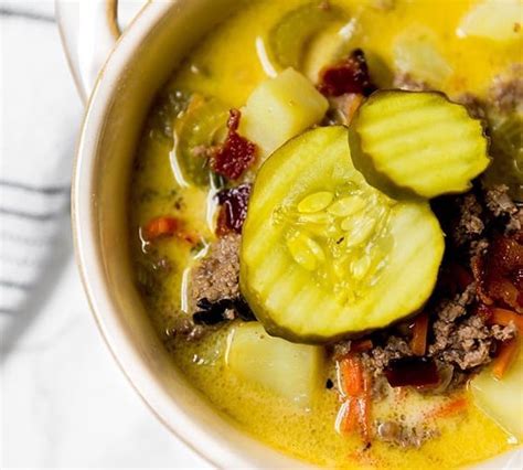 Whole30 Bacon Cheese Burger Soup By Unbound Wellness Boned Broth