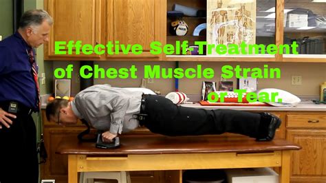 Effective Self Treatment Of Chest Muscle Strain Or Tear Youtube