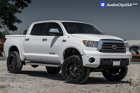2008 Toyota Tundra 20 Fuel Wheels D567 Lethal Black Milled Rims