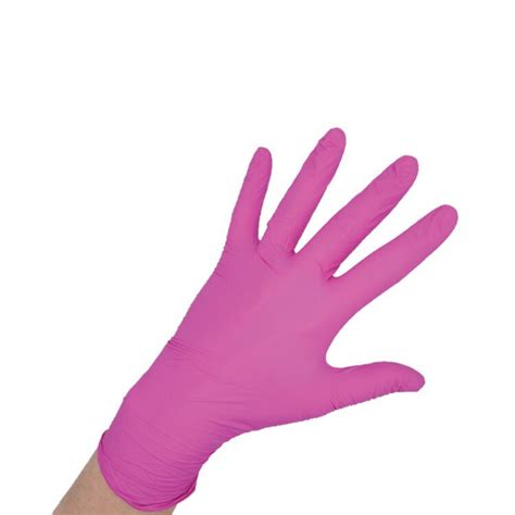 Framar Pink Paws Nitrile Coloring Gloves Small Gloves Pink Paws Pink Color