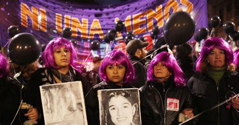 Thousands Of Argentine Women Protest Violence Against Women