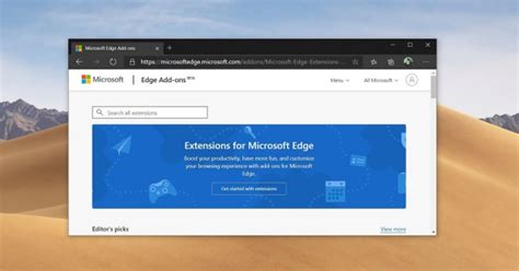 Microsoft Edge добавляет кнопку голосового поиска на страницу новой