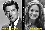 Efrem Zimbalist Jr. and daughter Stephanie | Stephanie, Junior, Celebrities