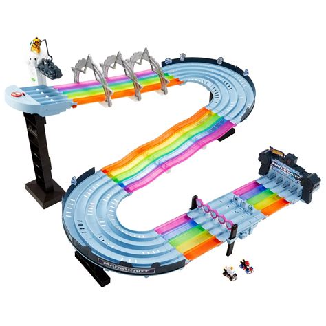 Hot Wheels Mario Kart Pista Senda Arcoíris Rainbow Road Set Defabrica