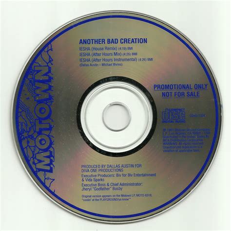 Another Bad Creation Iesha Cd Discogs