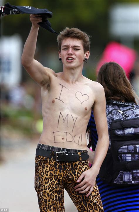 Students Strip Off Their Clothes In Mass Censorship Protest Of