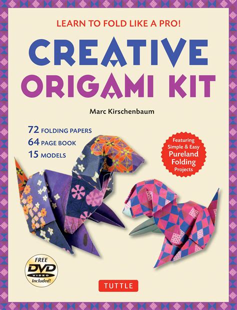 Creative Origami Kit Learn To Fold Like A Pro Instructional Dvd 64