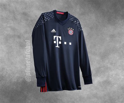Camiseta local, visitante y tercera. Camiseta titular Adidas del Bayern Munich 2016/2017 ...