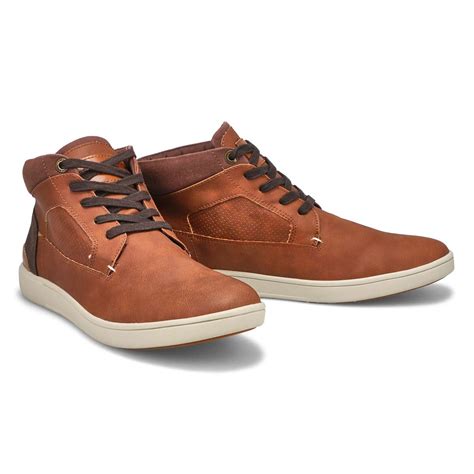 Steve Madden Mens Fyre Cognac Lace Up Ankle B Softmoc Usa