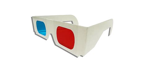 3d Anaglyph White Bagged American Paper Optics