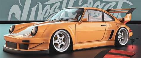 Porsche 930 Rwb With Crazy Dual Layer Wing Is A Nasty West Coast Customs Project Autoevolution