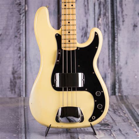Vintage 1978 Fender Precision Bass White For Sale Replay Guitar