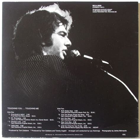 Neil Diamond Touching You Touching Me Re Club LP Vg 1978 Thingery