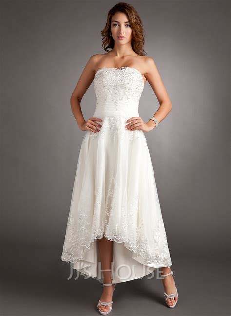 Https://wstravely.com/wedding/asymmetrical Wedding Dress Jjshouse