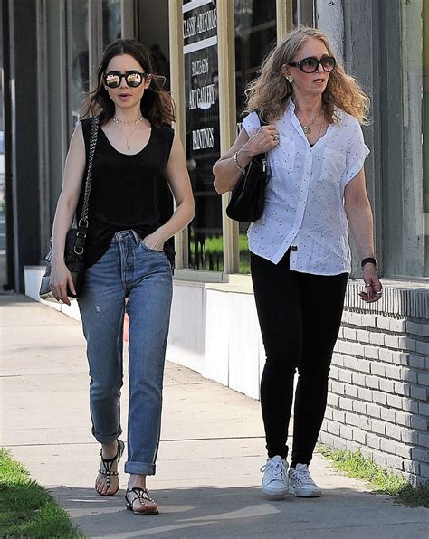 Lily Collins With Her Mother Out In West Hollywood 316 2017