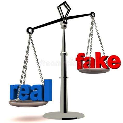 Real Vs Fake Stock Illustrations 139 Real Vs Fake Stock Illustrations