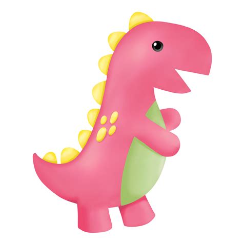 Watercolor Dinosaur Clipart Graphic 9347369 Png