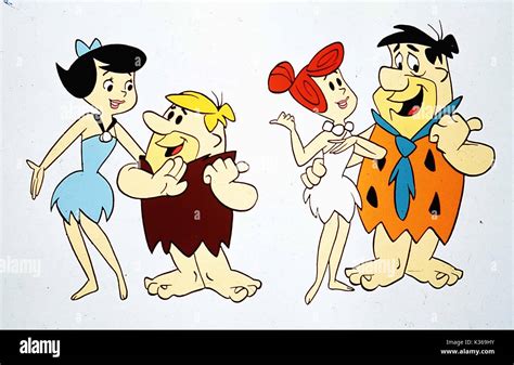 Le Flintstones Betty Gravats Barney Wilma Flintstone Fred Flintstone