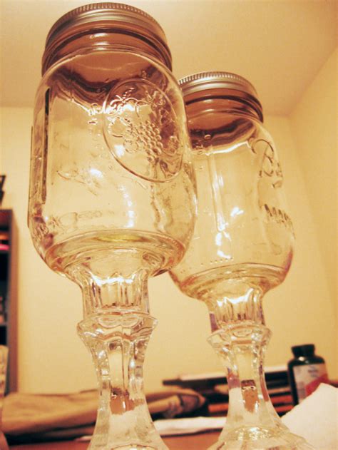 Intriguing Ways To Make A Mason Jar Wine Glass Guide Patterns