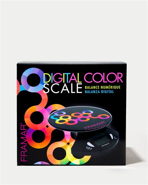 Framar Hair Color Scale Elegant Black Digital Color Scale Oz G Lb