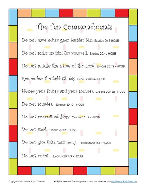 The Ten Commandments Poster 【絶品】