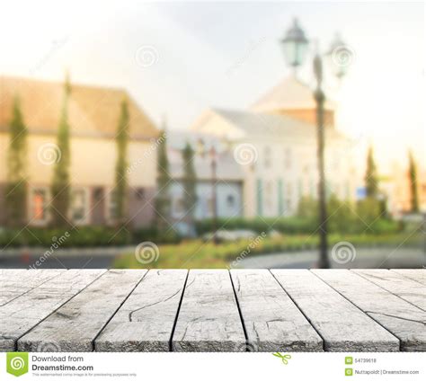 Table Top And Blur Building Background Stock Photo Image Of Resort