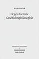 Hegels formale Geschichtsphilosophie 978-3-16-153551-2 - Mohr Siebeck