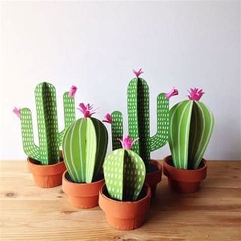 Diy Paper Cactus Craft Projects For Every Fan Workshop Papier