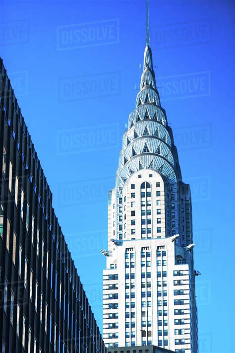 Chrysler Building New York City New York Usa Stock