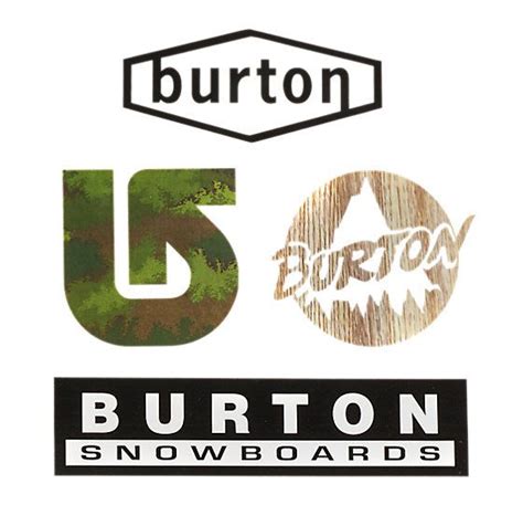 Burton Throwback Sticker Pack Burton Snowboards Stickers Packs