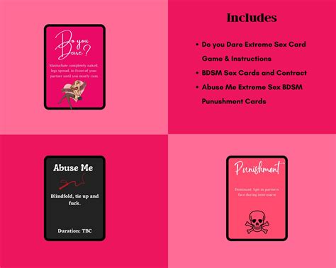 3 in 1 extreme adult sex card bundle bdsm sex cards instant download kinky couples games etsy