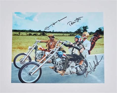 Easy Rider Autographed 10x8 Photo Yourpremiermemorabilia