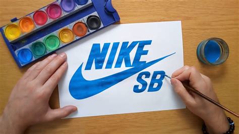 How To Draw A Nike Sb Logo Youtube