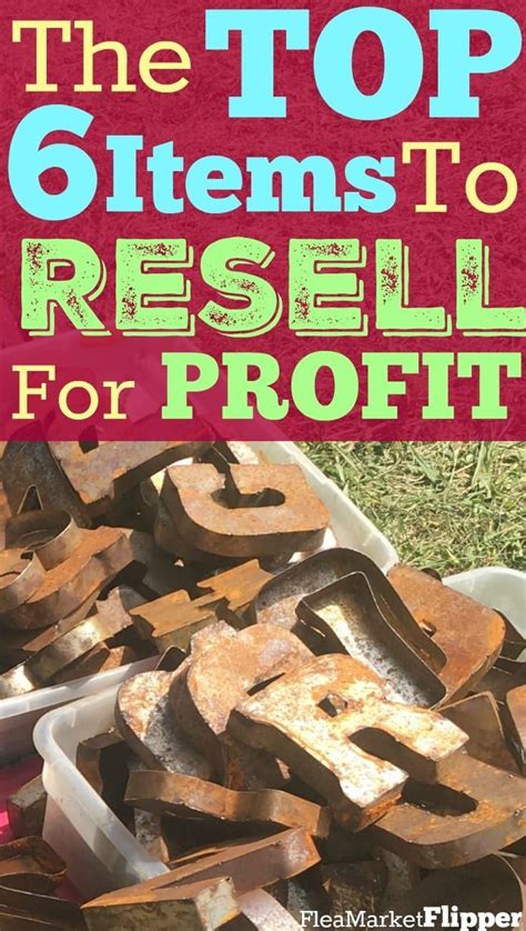 The Top 6 Items To Resell For A Profit Fleamarketflipper Reseller