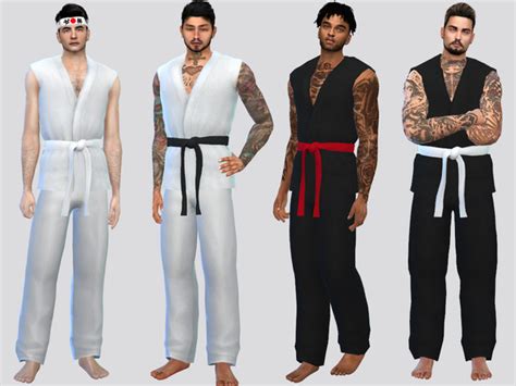 The Sims Resource Sleeveless Karate Gi