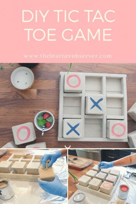 Diy Tic Tac Toe Game Using 4x4 Posts Smallwoodcrafts Tic Tac Toe