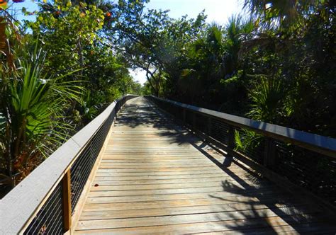 Boardwalk At St Lucie Inlet Preserve State Park Leads To Hidden Beach
