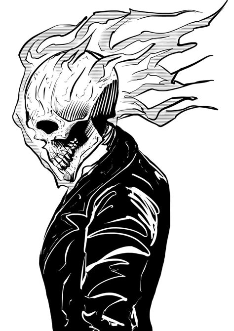 20 Fantastic Ideas Ghost Rider Drawings Easy Chasidy J Howard