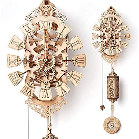 Wood Trick Pendulum Wall Clock Kit To Build Wooden Diy 3d Wooden Puzzle ♻️ Get Yours Here