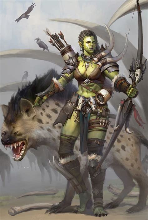 Orc And Half Orc Dandd Character Dump Fantasy Artwork Female Orc Fantasy Character Design