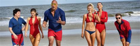 Baywatch Dwayne Johnson Unveils Zac Efron And The Squad Collider