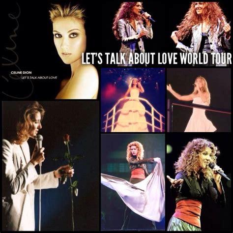 Lets talk about love by celine dion music+lyrics :)have fun :p. LETS TALK ABOUT LOVE WORLD TOUR | Celine dion, Celine, Dion