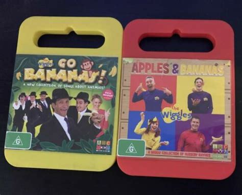 2x The Wiggles Go Bananas And Apples And Bananas Dvd Region 4 Abc For